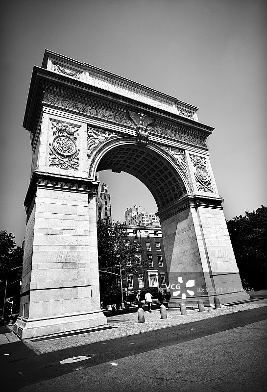 华盛顿广场拱门图片素材