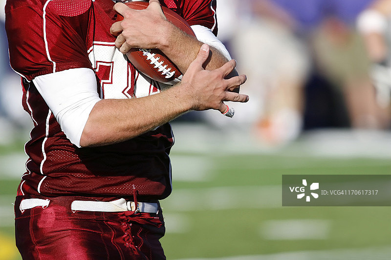 足球接球图片素材