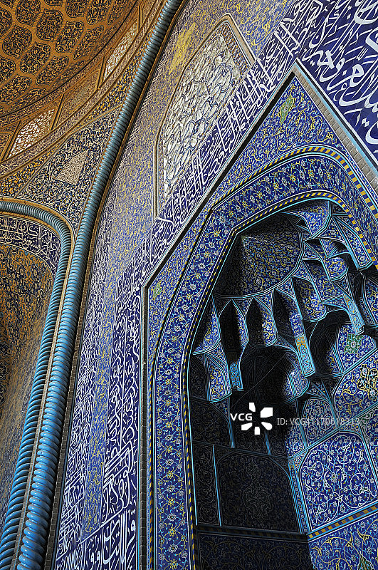 伊斯法罕谢赫·洛特夫清真寺，伊朗图片素材