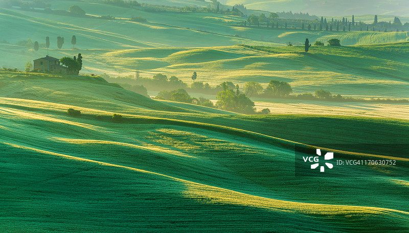 托斯卡纳的典型风光图片素材