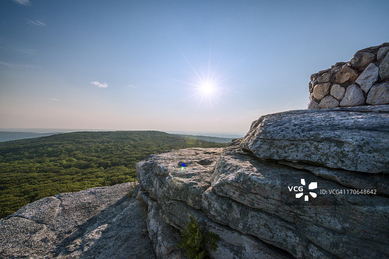 纽约州艾伦维尔山姆角保护区风光图片素材