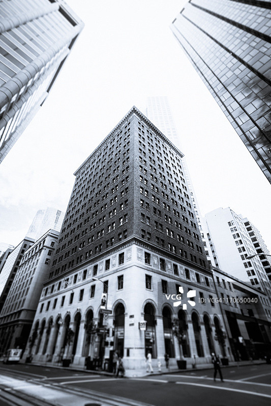 美国旧金山市区摩天大楼图片素材