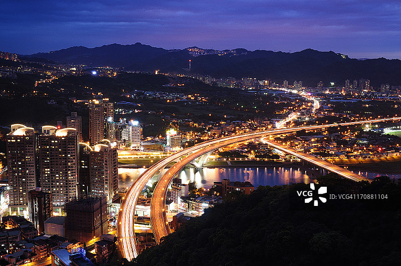 碧潭晚安图片素材