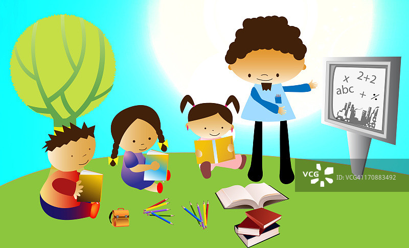 课堂上的老师图片素材