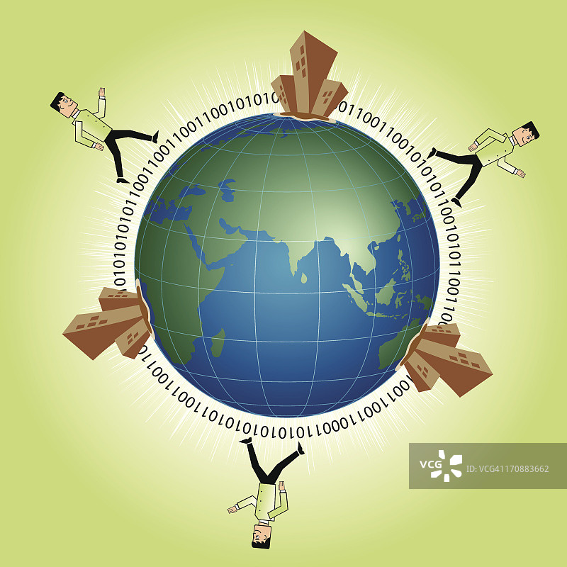 全球化示意图图片素材