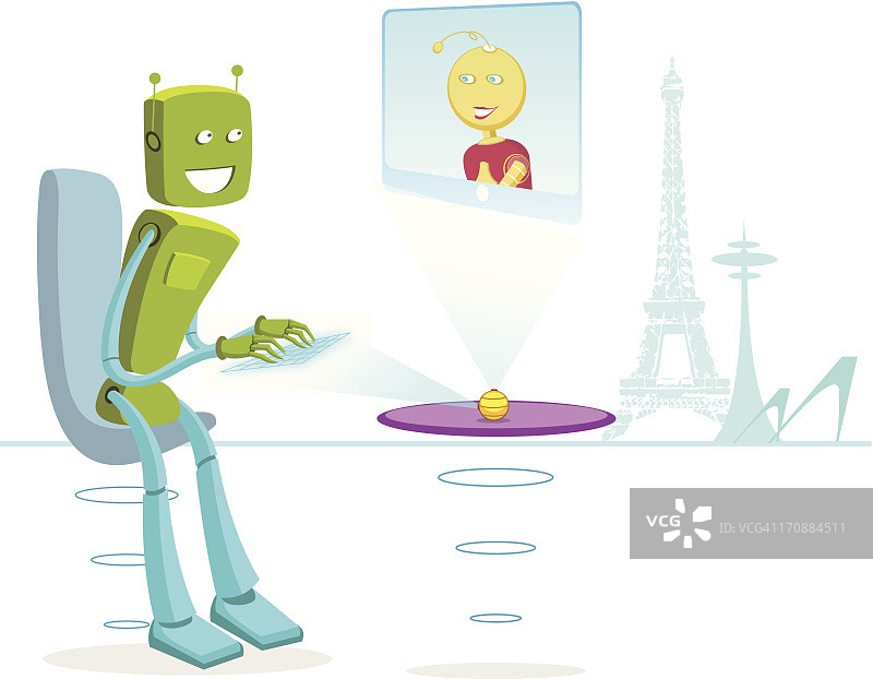 机器人在线聊天图片素材