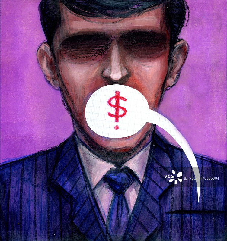 金钱对话图片素材