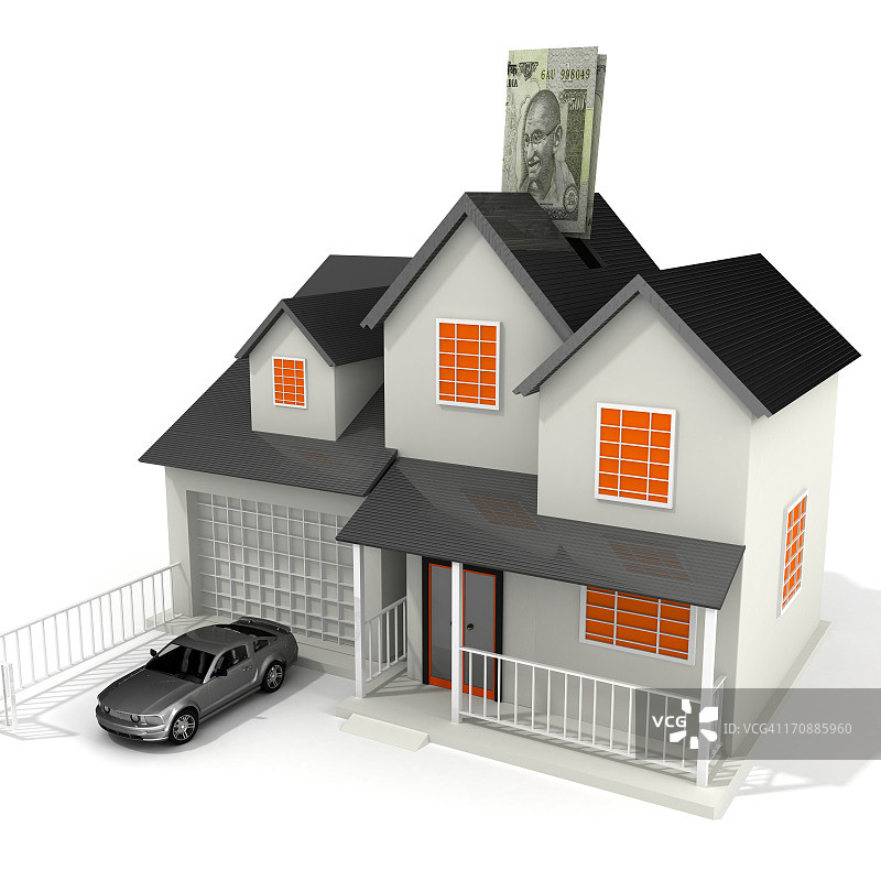 家庭财务概念图图片素材