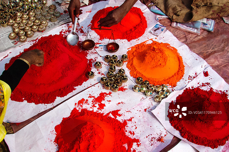 集市出售朱砂图片素材