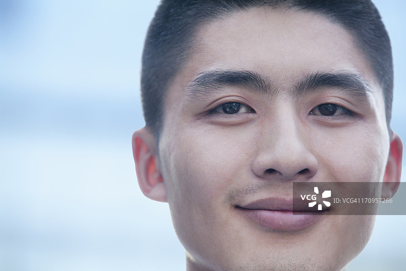 年轻商人肖像特写图片素材