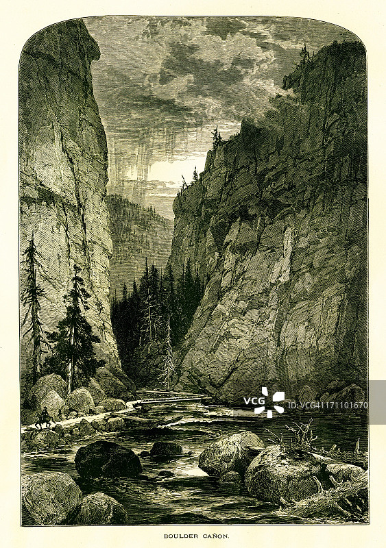 科罗拉多州博尔德峡谷图片素材