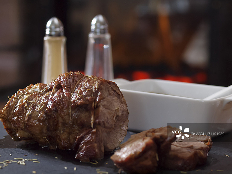 烤羊肩图片素材
