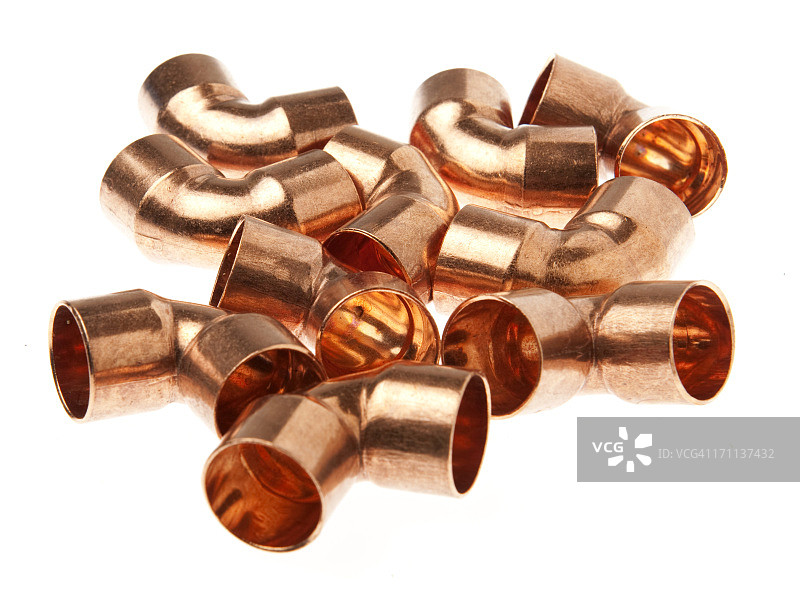 铜制水管配件图片素材