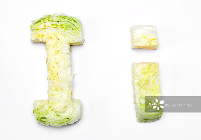 字母大小写I代表结球莴苣图片素材
