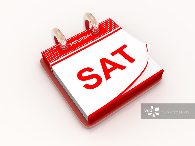 日历星期六图片素材