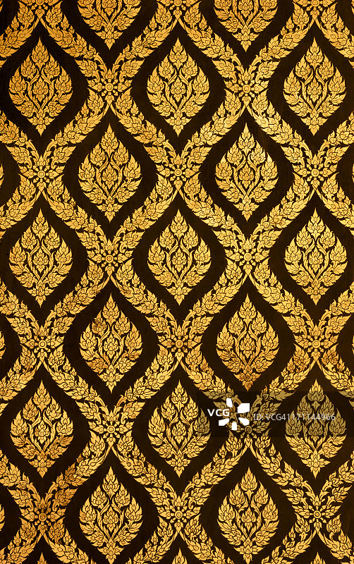 泰国古老佛教寺庙壁画背景图片素材