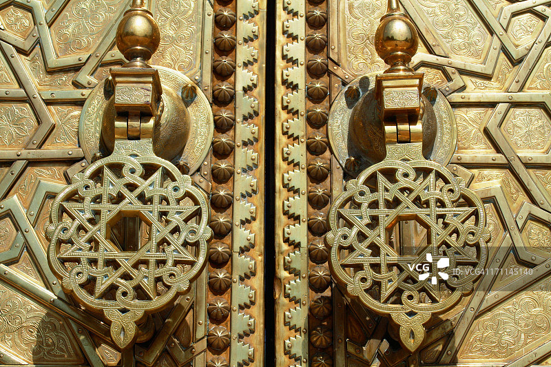 摩洛哥门环图片素材