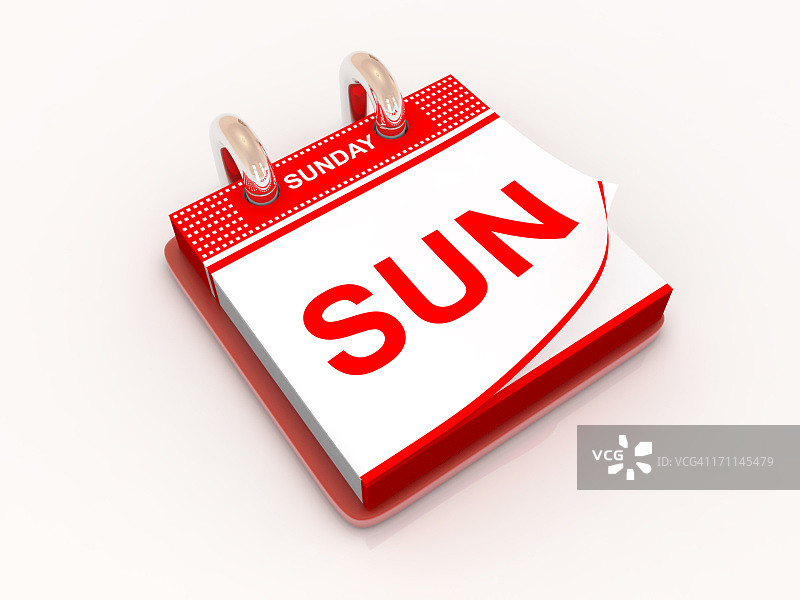 星期日日历图片素材