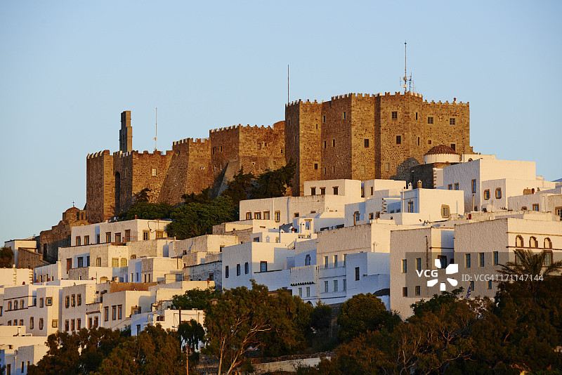 希腊帕特莫斯圣约翰修道院图片素材