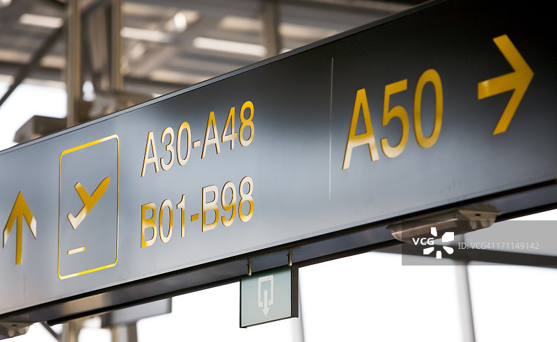 50号登机口图片素材
