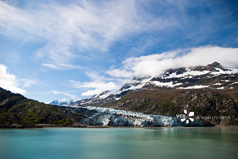 阿拉斯加里德冰川图片素材