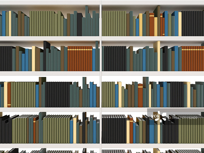 图书馆藏书图片素材