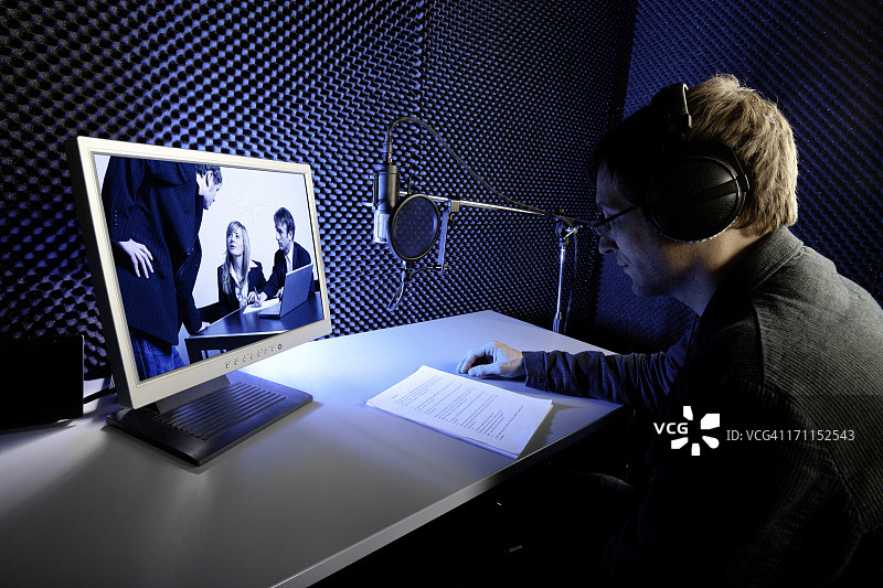 录音室影视制作配音图片素材