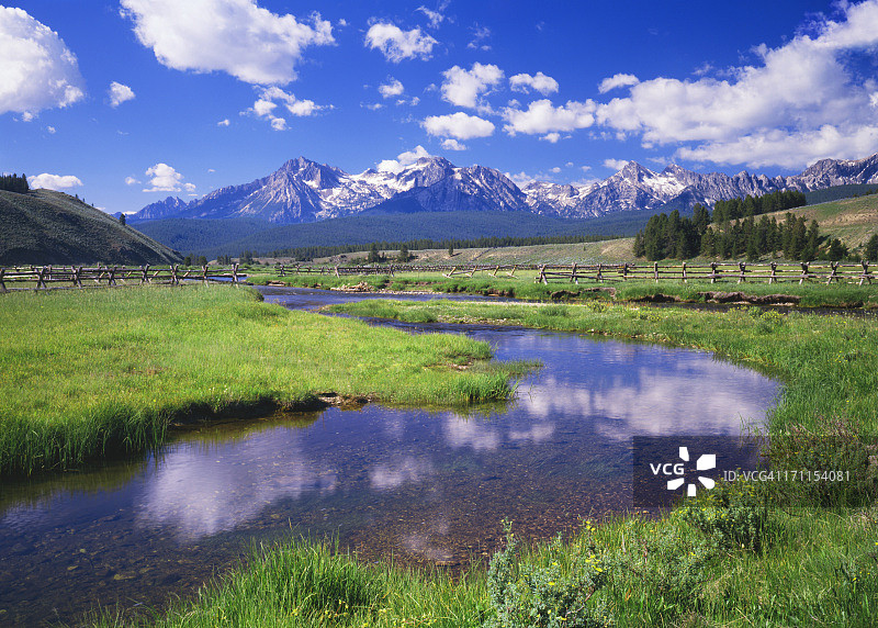 爱达荷州锯齿山脉图片素材