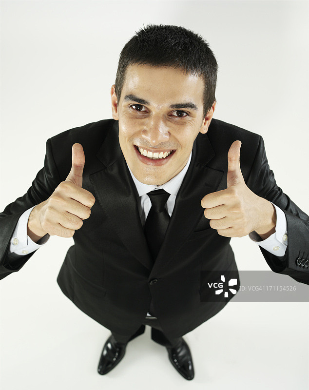 点赞的商人图片素材