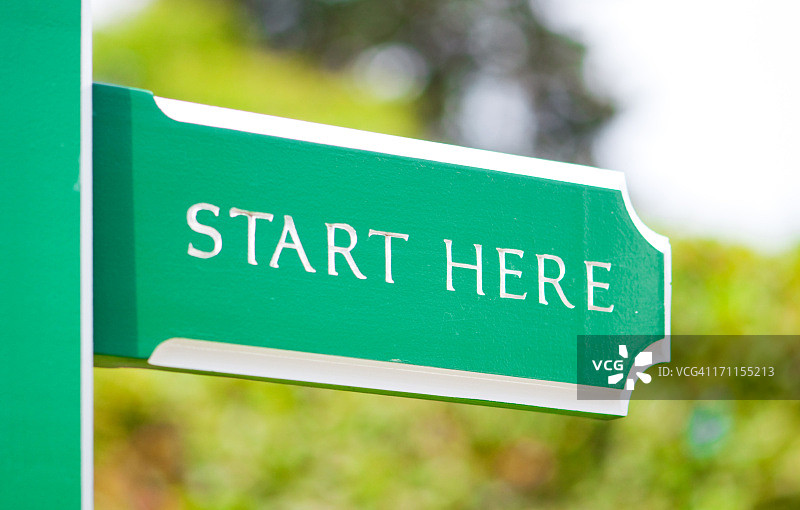 新的开始概念标志图片素材