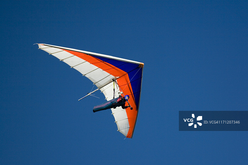 悬挂式滑翔机图片素材