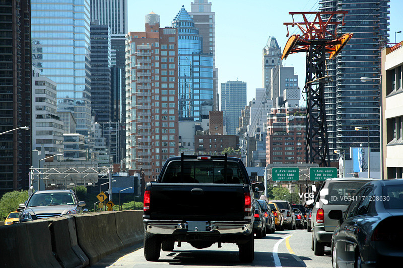 靠近纽约市图片素材