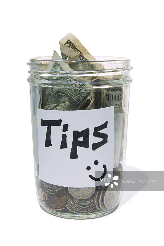 小费罐图片素材