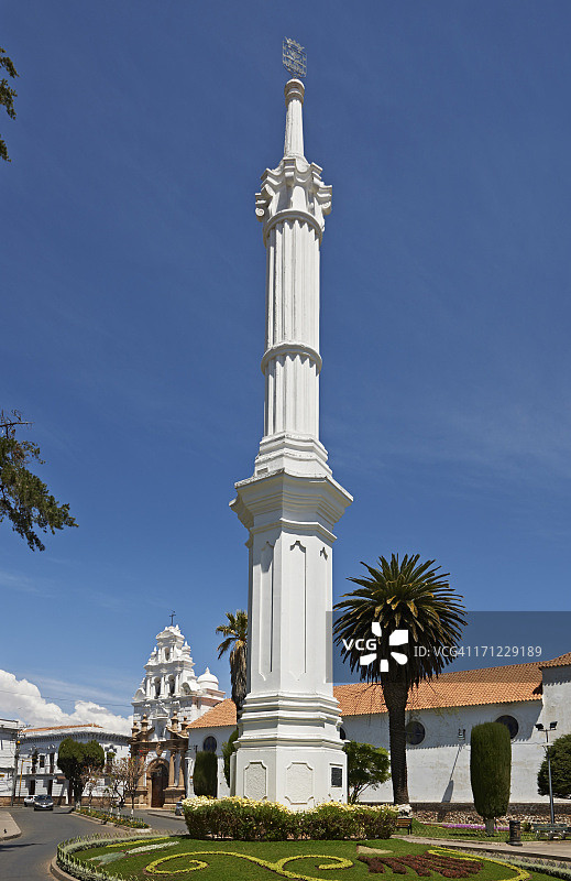 圣巴巴拉医院的方尖碑图片素材