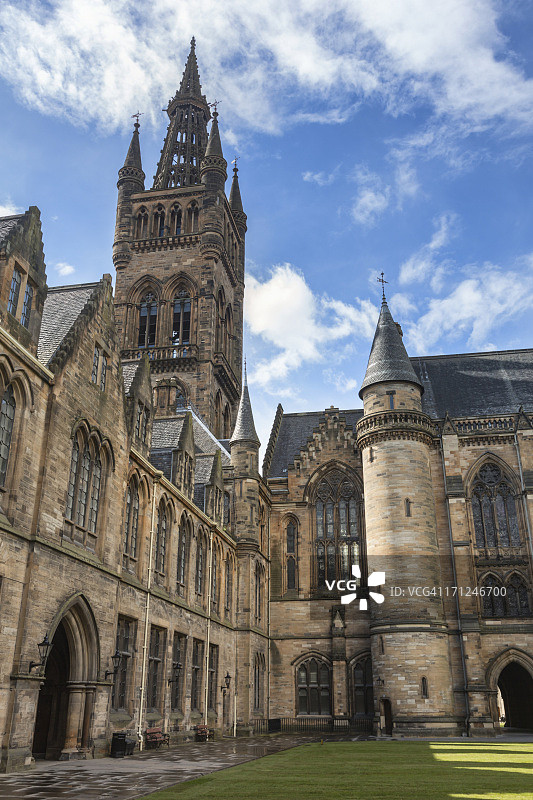 格拉斯哥大学东四合院图片素材