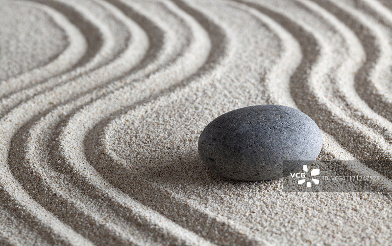 禅意石园图片素材