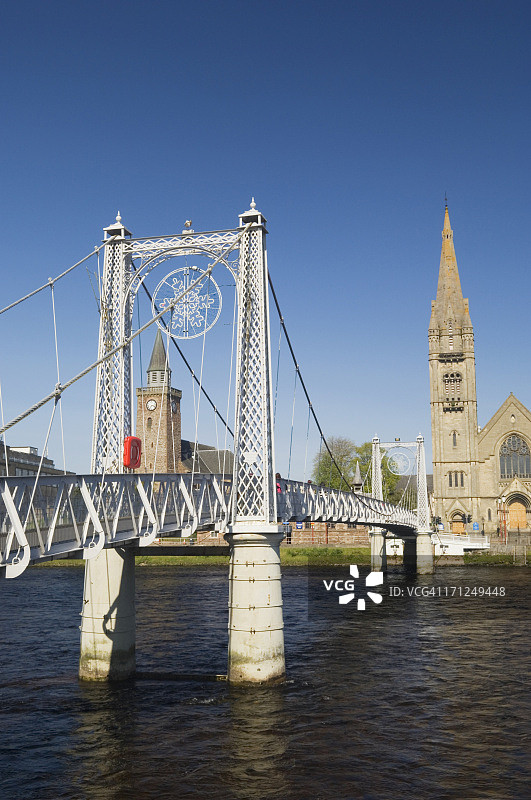 因弗内斯与尼斯河图片素材