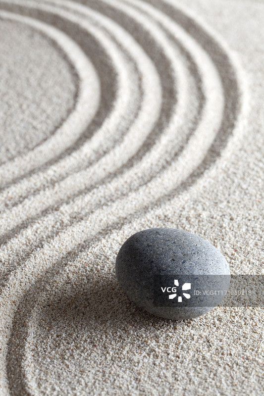 禅意石园图片素材