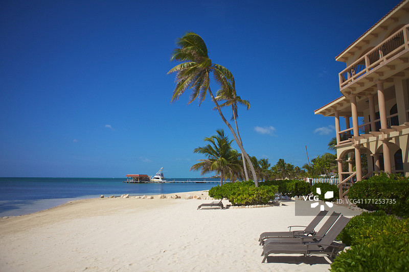 海滩度假村图片素材