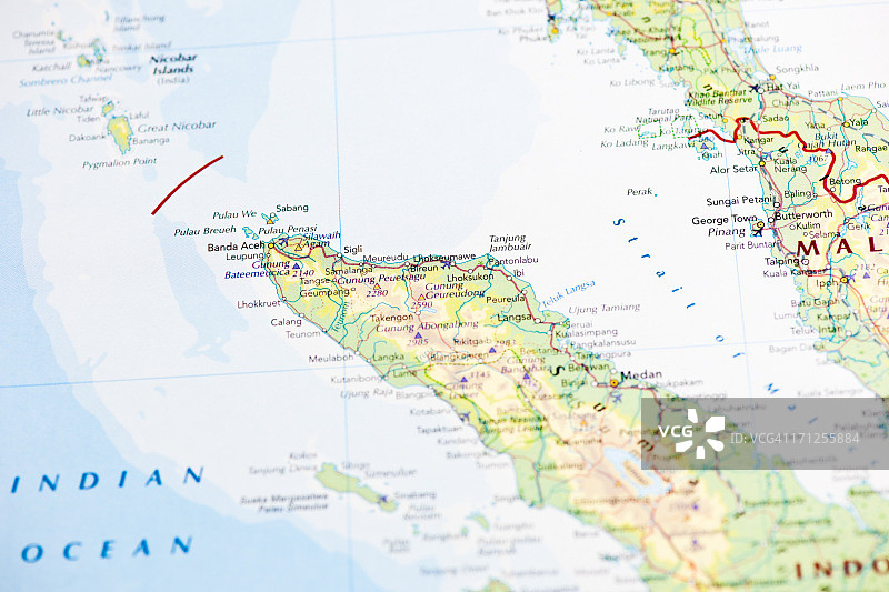 印度尼西亚地图图片素材