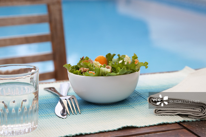 沙拉。图片素材