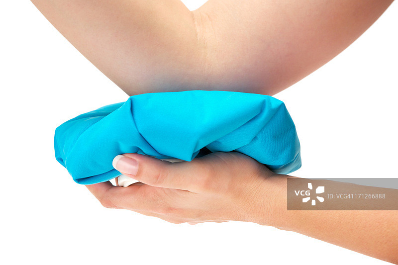 受伤的肘关节图片素材