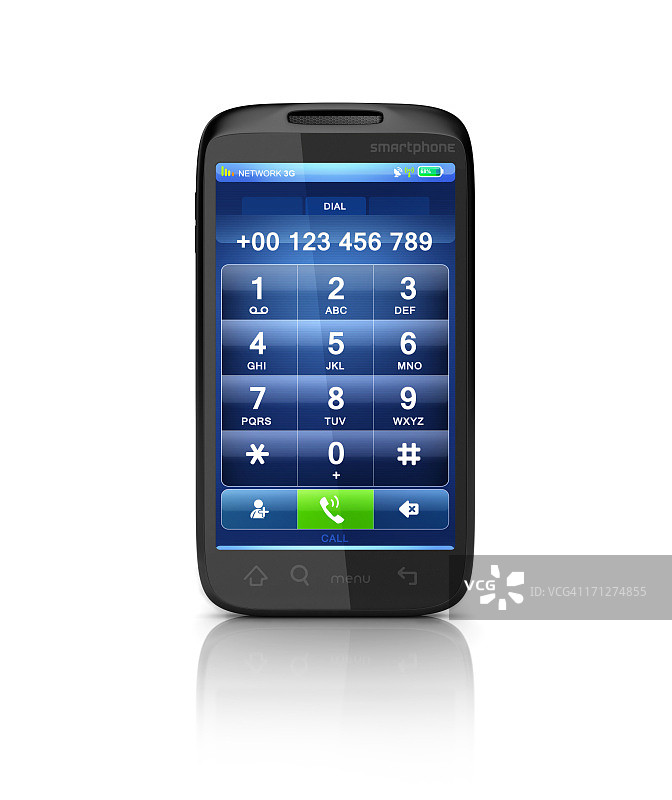 移动拨号盘界面图片素材