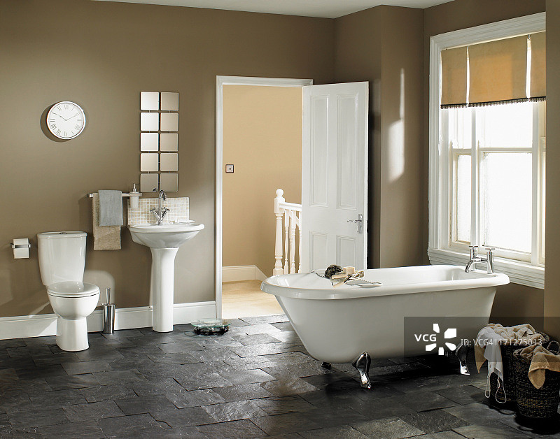 豪华浴室内部图片素材