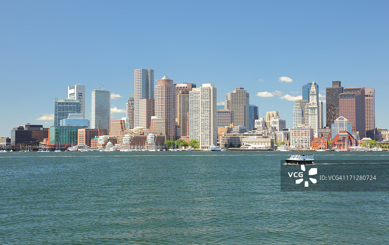波士顿的天际线图片素材