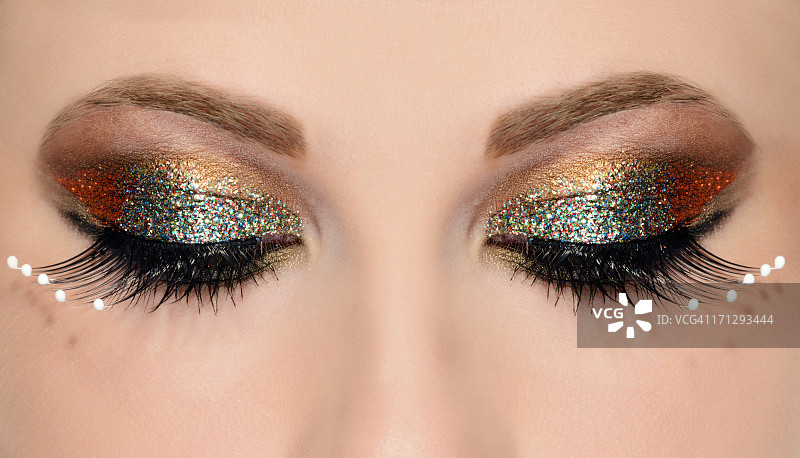 闪光化妆图片素材