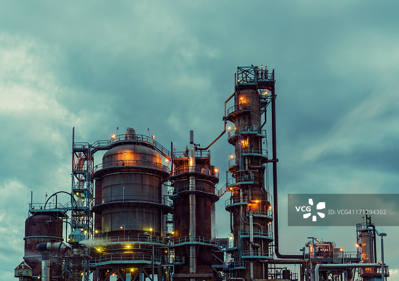 炼油厂图片素材