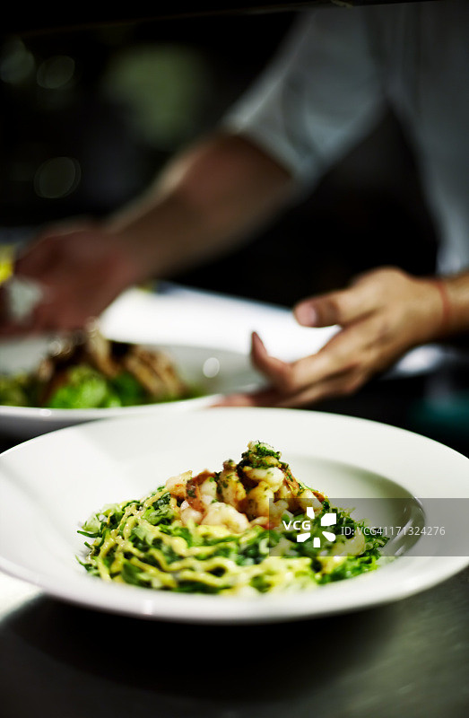 香煎蒜蓉虾图片素材