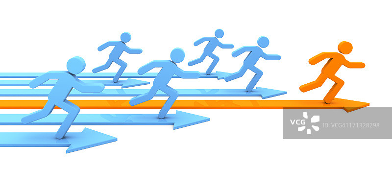 从人群中脱颖而出图片素材