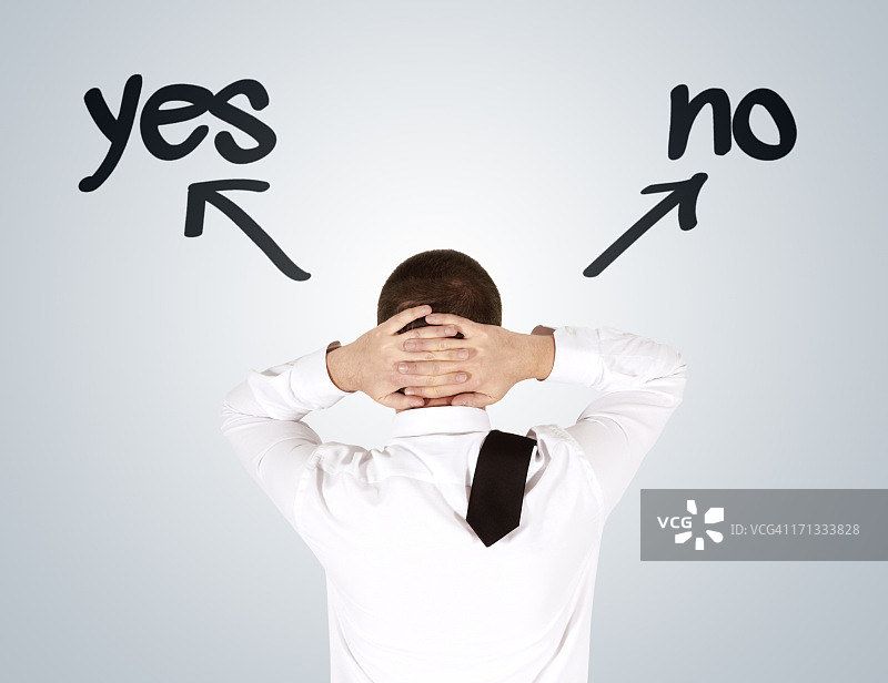 是或否？图片素材